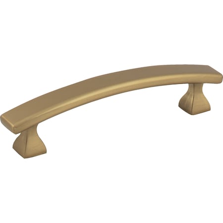 Elements 96 mm Center-to-Center Satin Bronze Square Hadly Cabinet Pull 449-96SBZ